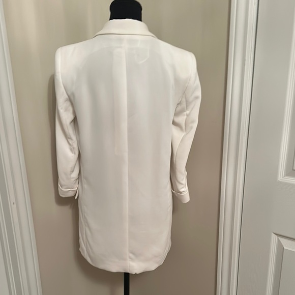 Zara Elegant White Women's Blazer - Picture 7 of 10